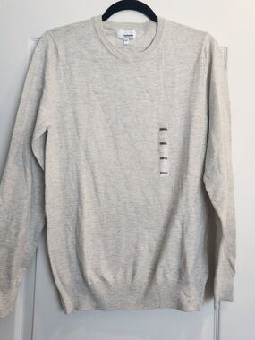 Sonoma Light Gray Crewneck Sweater S BNWT